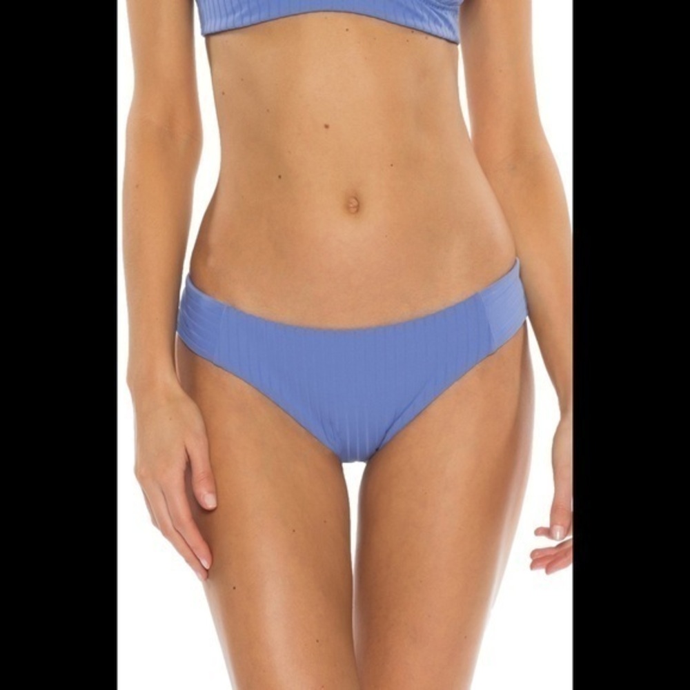 NWT Becca Loreto Ribbed Bikini Bottoms